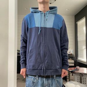 Oakley Men's Blue and Navy Hoodie